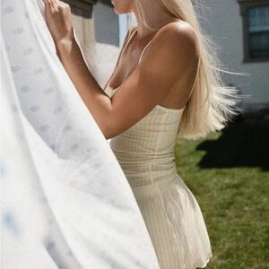 Dairy Boy Butter Yellow Striped Pajama Sleep Set💛